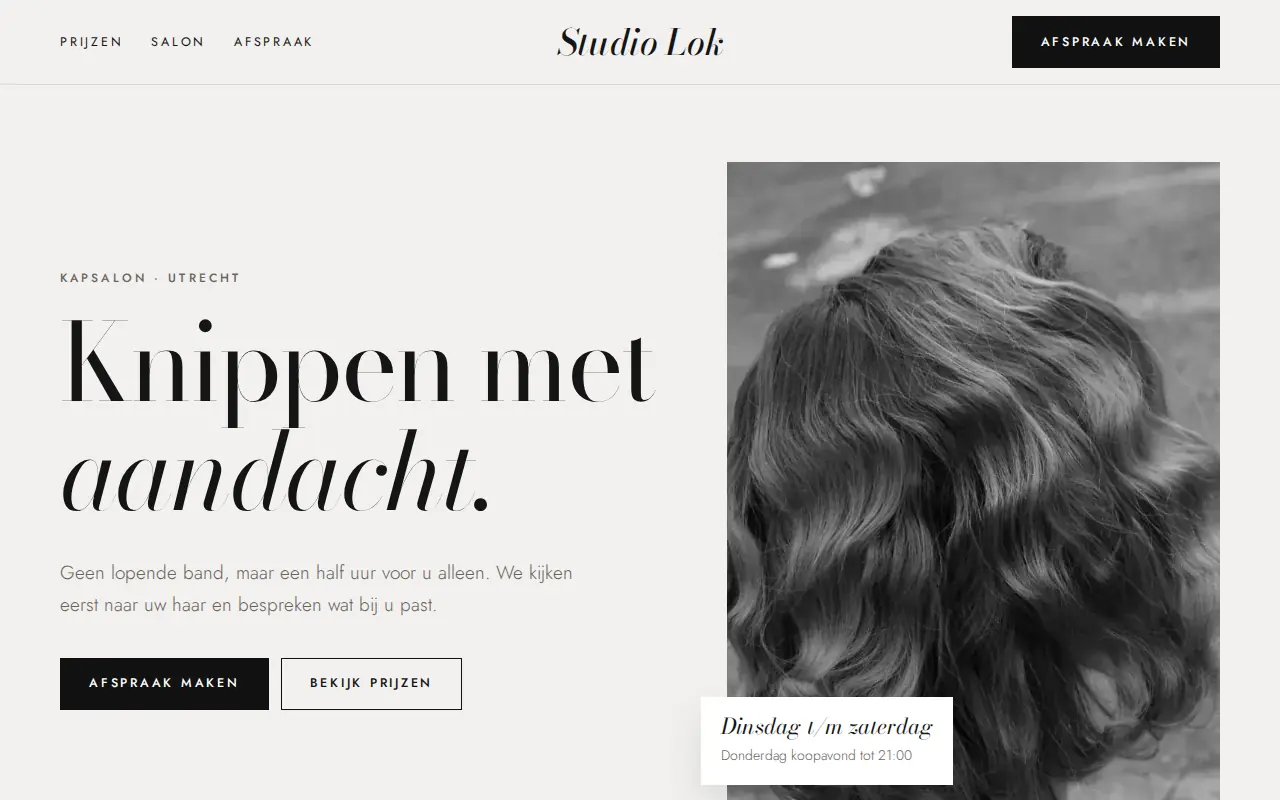 Ontwerp voor Studio Lok